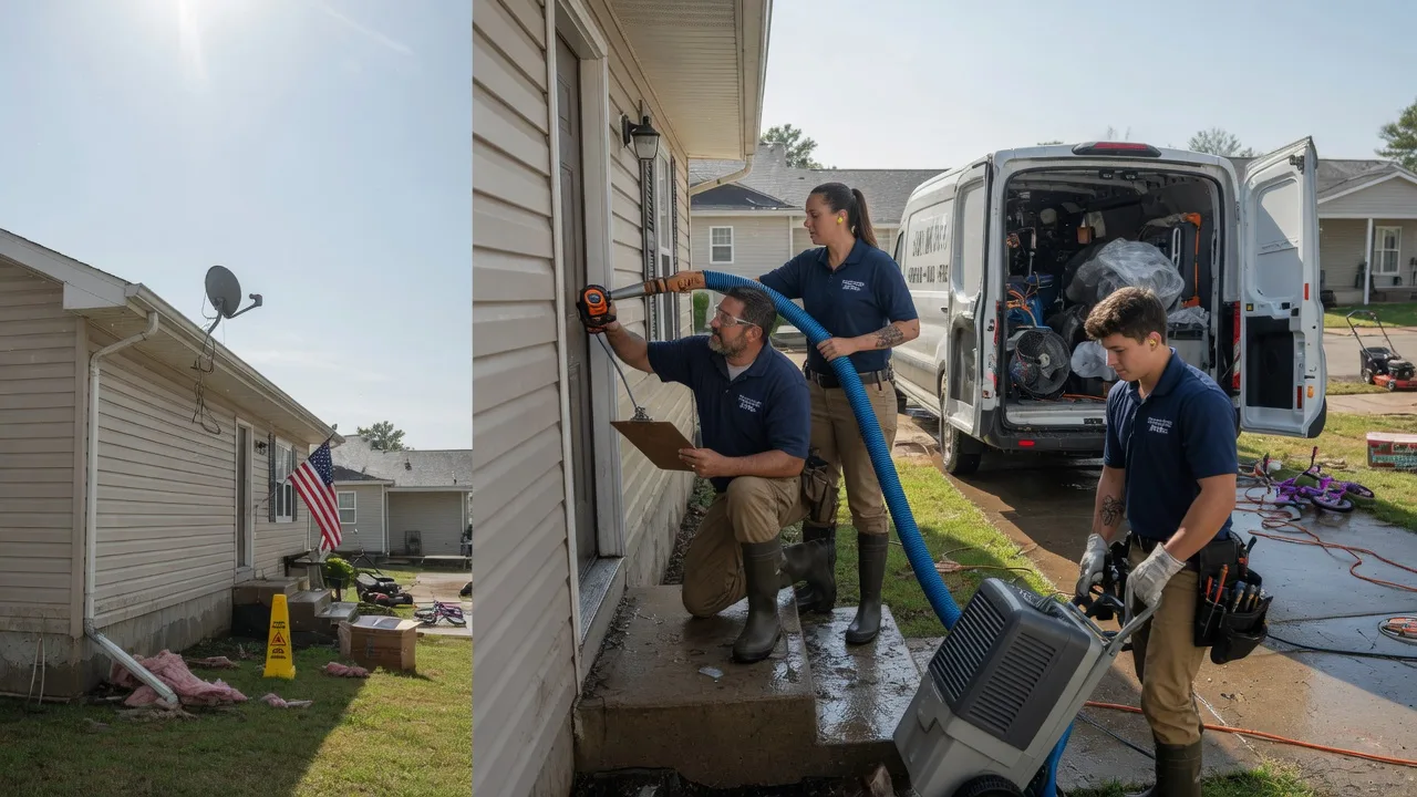 Ceiling Water Damage Restoration in Vanzant, MO near me